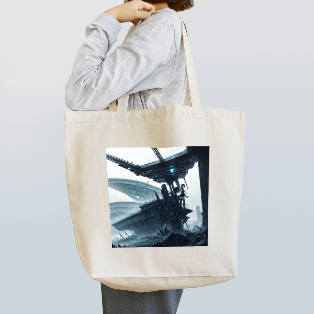 jackpot23のショップの退廃的なセカイ Tote Bag