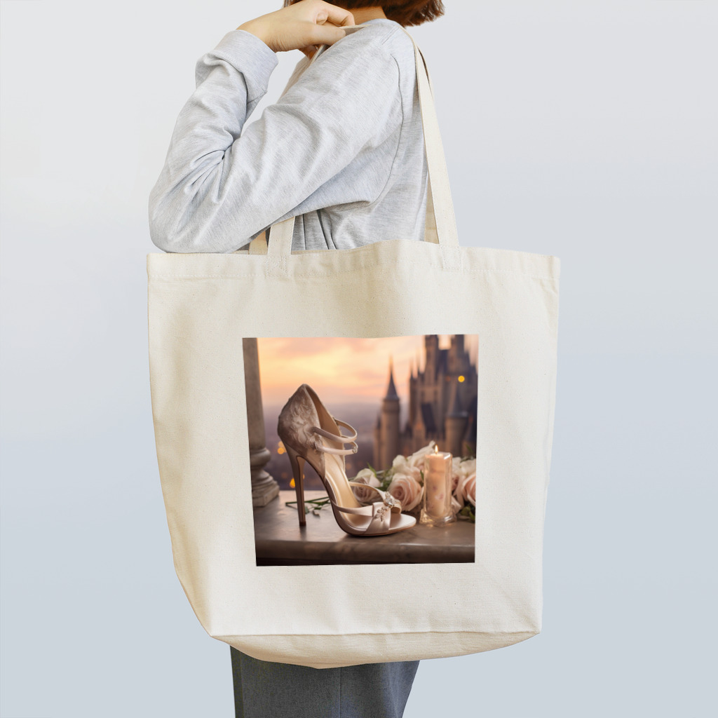 はんなり女史の幸せを呼ぶブライダルシューズのイラスト Tote Bag