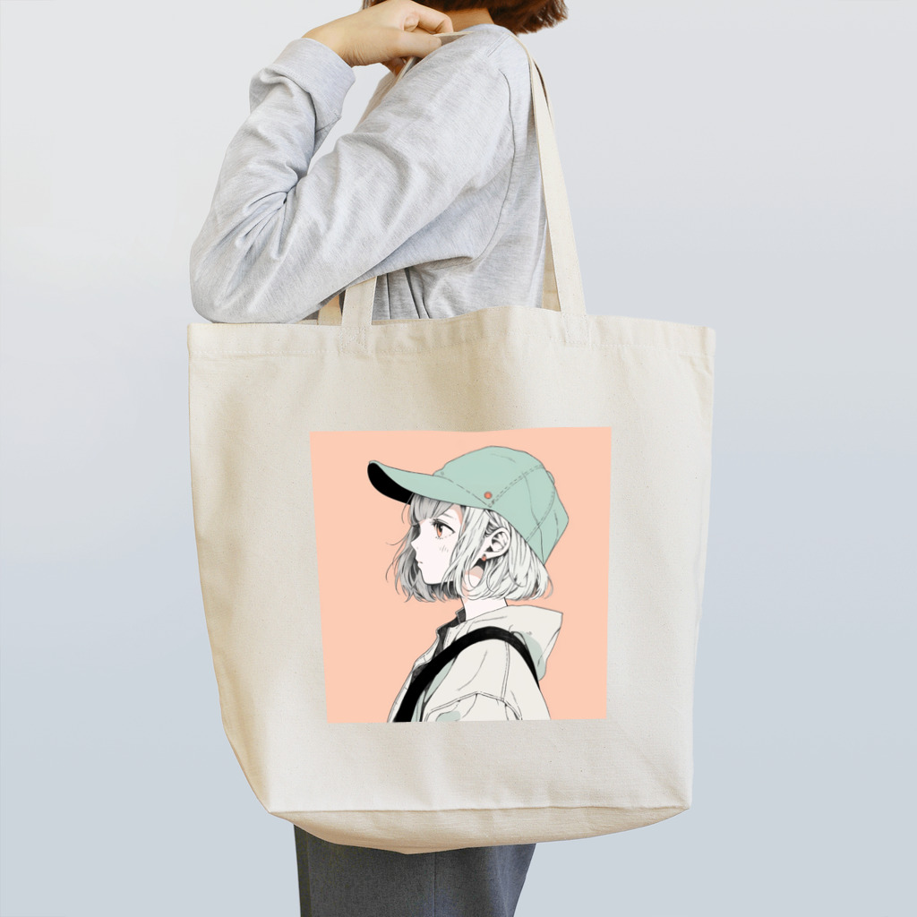 UrbanStyleOasisのゆるふわショートガール Tote Bag