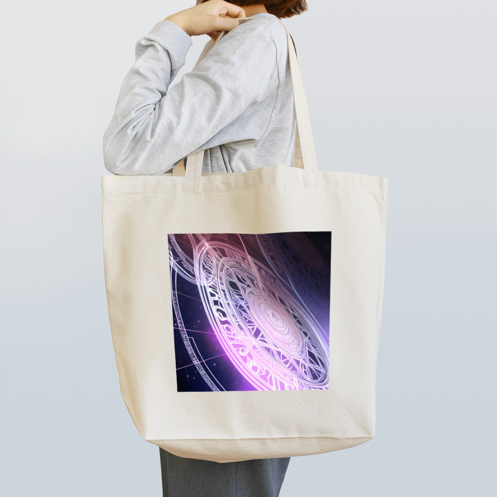 幻想の館の不思議模様・サークル Tote Bag