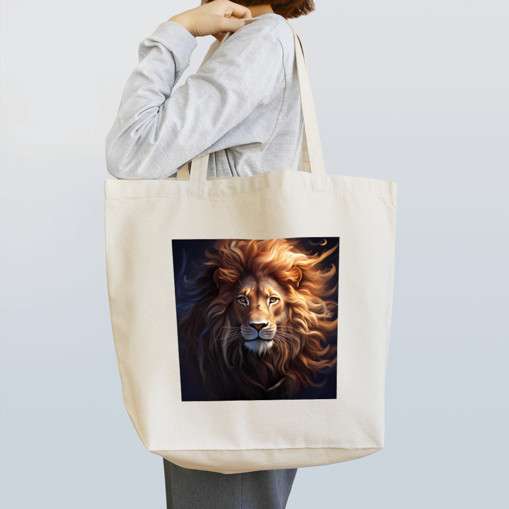 タカヤマ・サイトのライオン・凛々しい獅子 Tote Bag