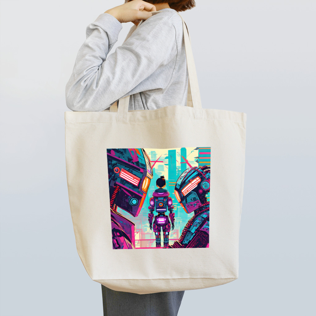 kokoleca_designのTOKYO BOT: 都市探索 Tote Bag