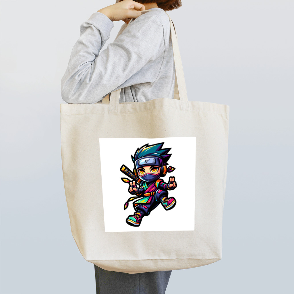 rsrsrsrsrの“Digital Ninja” Tote Bag