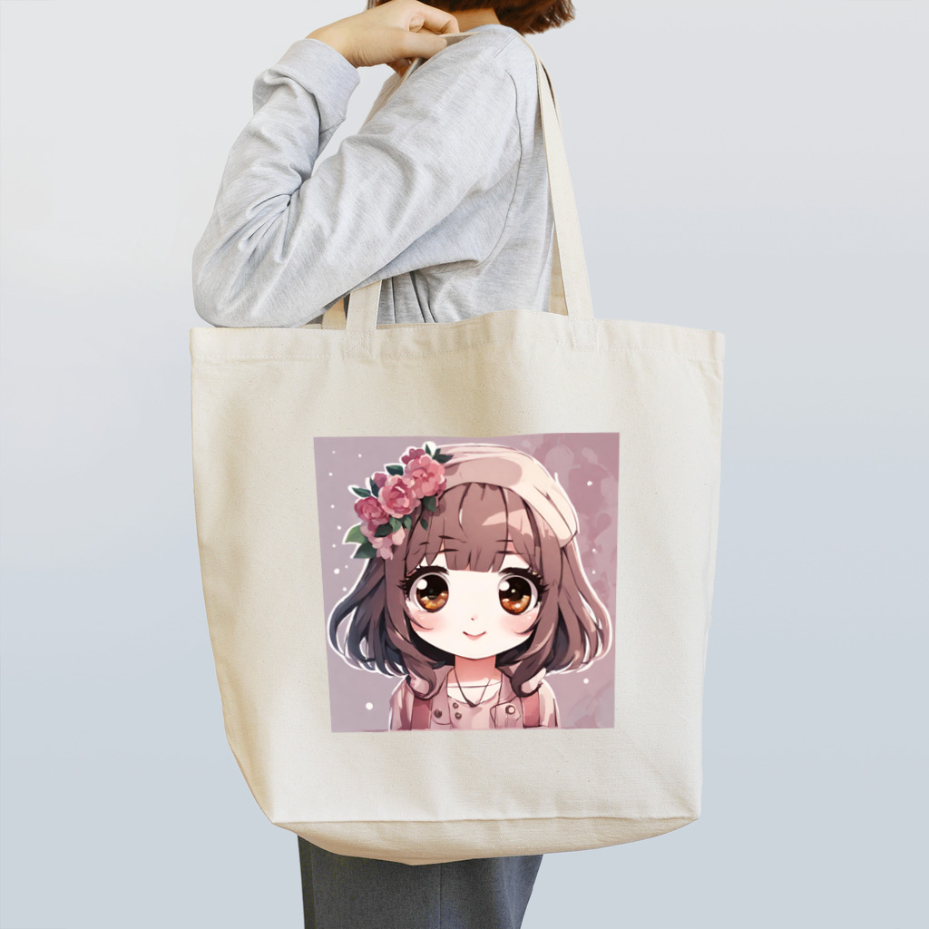 mikukiのかわいい女の子 Tote Bag