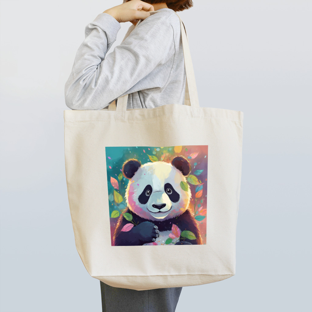 tomos_fashionのカラフルパンダ Tote Bag