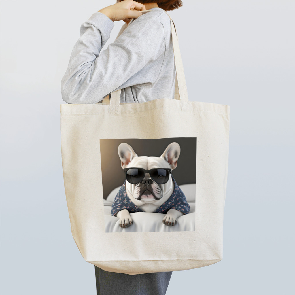 SI-SAAのおやすみBOSS犬 Tote Bag