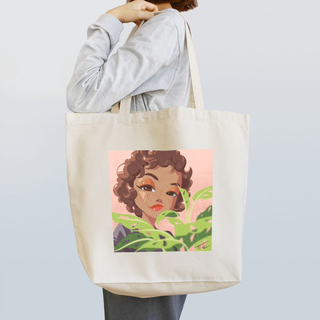TELLのイラスト小屋のForeigner Tote Bag
