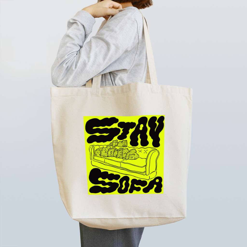 GEEKS COUNTER ATTACKのSTAY SOFA(yellow) トートバッグ