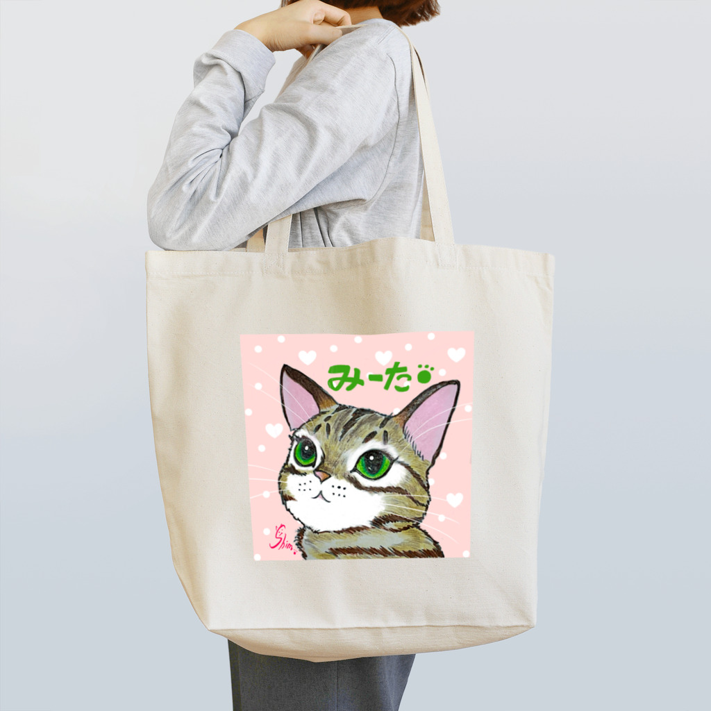 shimaneko megumi（しま猫めぐみ）のみーた Tote Bag