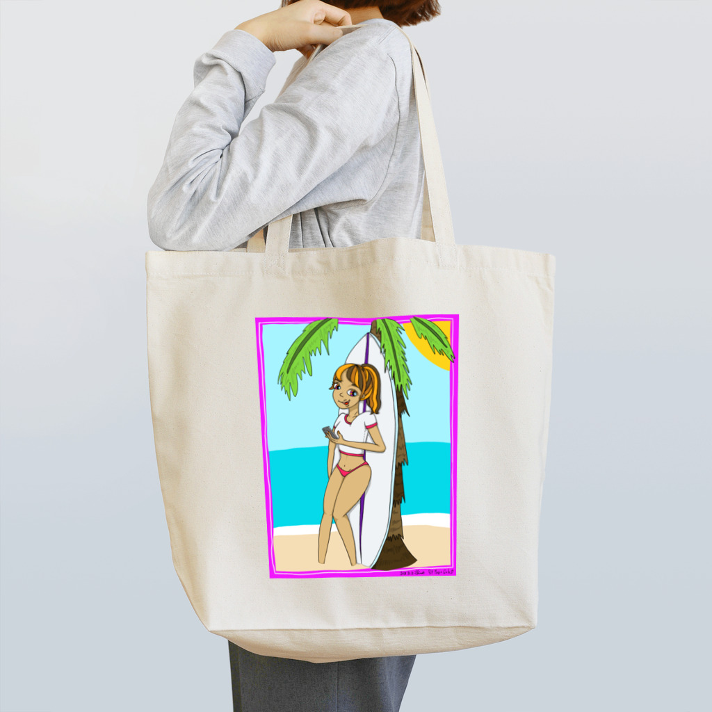 Pop Magic GirlsのSurf Girl🏄🏽‍♀️ Tote Bag