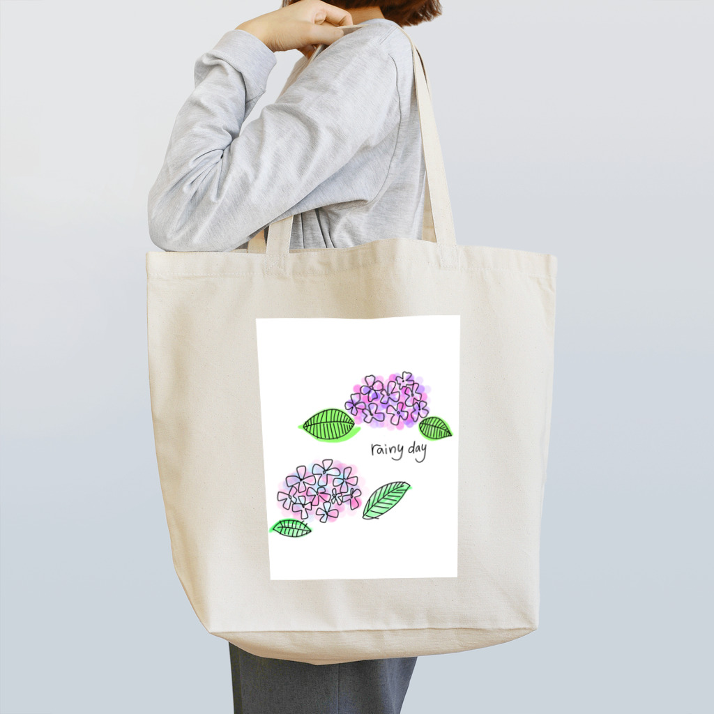 Kumapiの紫陽花 トートバッグ