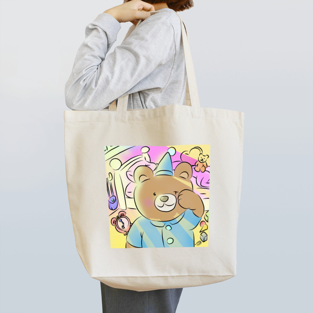 su_nosukeのおはよう！くまさん（´(ｪ)｀） Tote Bag