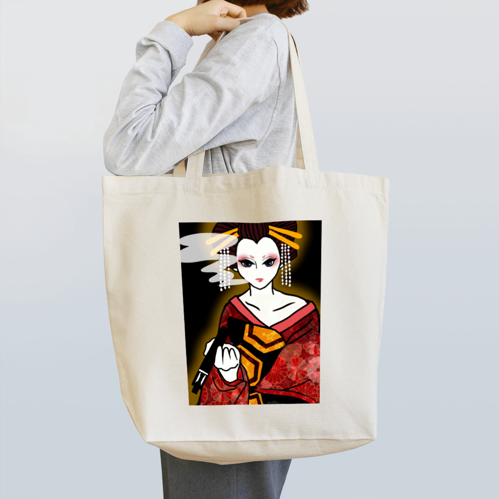 moloko-milk@vape初心者の花魁 Tote Bag