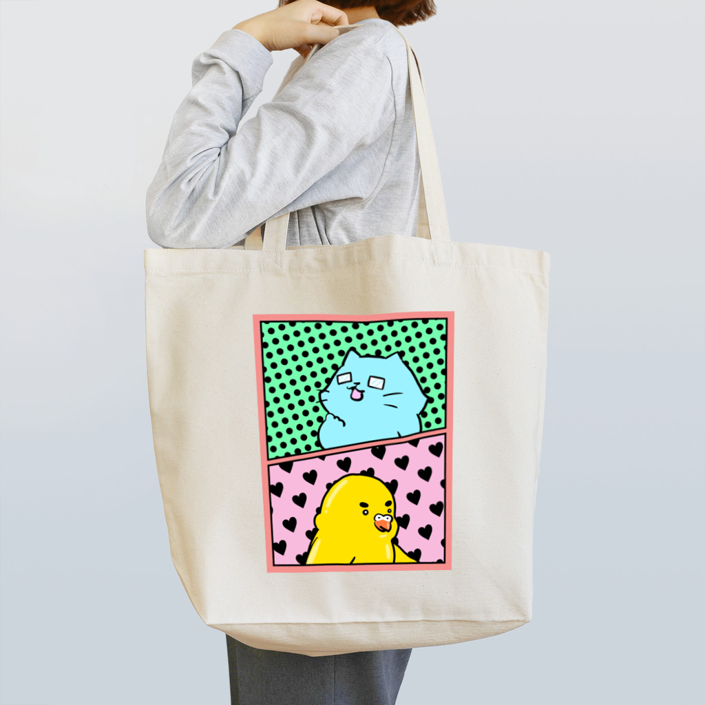 AZNDAショップ！のＰＯＹＯ！あんど　きなこ。 Tote Bag