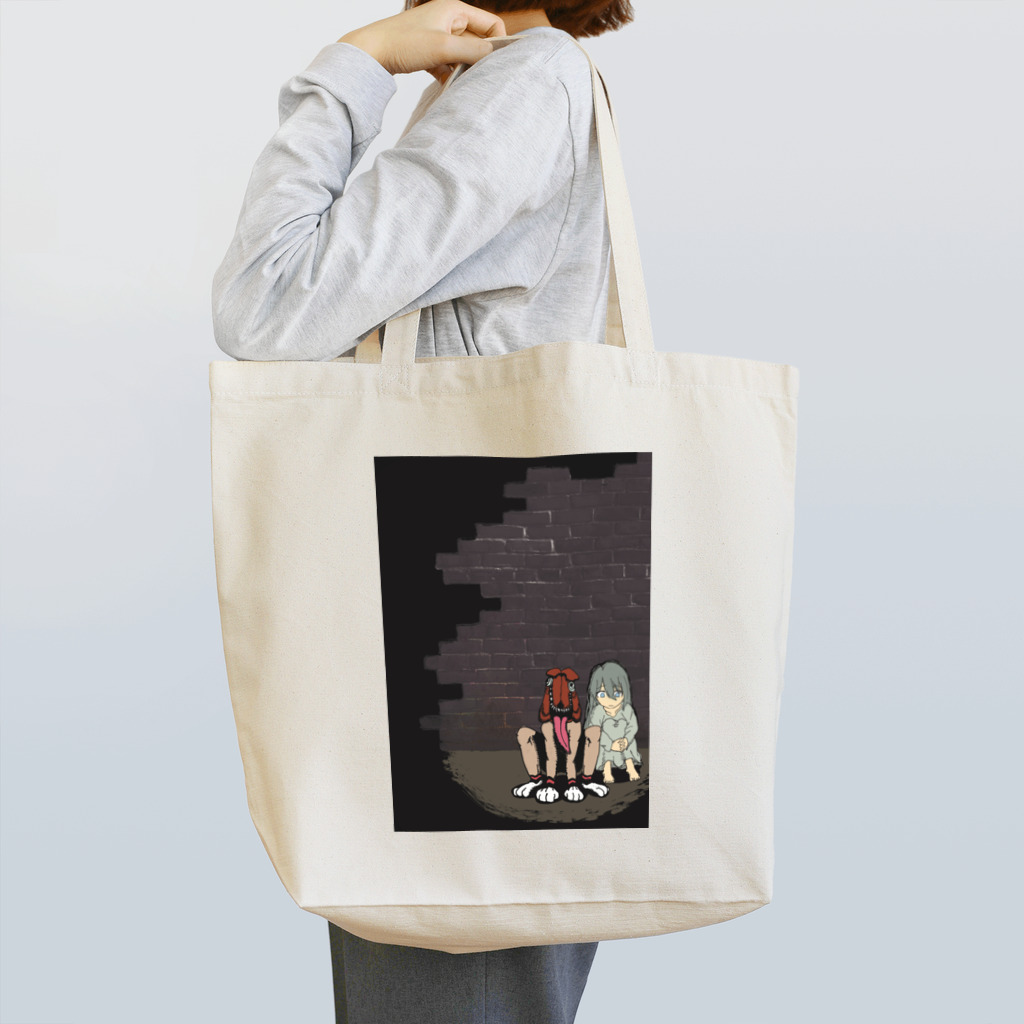 まくらねこのいぬとわたし Tote Bag