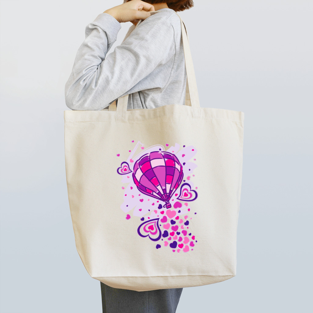 AURA_HYSTERICAのHot_Air_Balloon_Trip Tote Bag