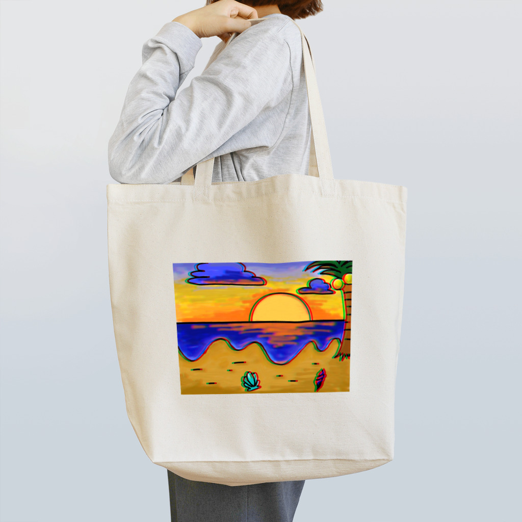 DaydreamのSunset sea Tote Bag