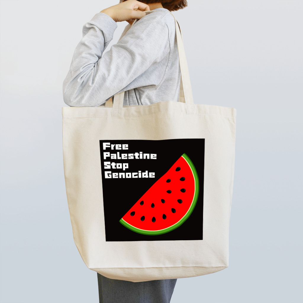 YOKOのFreePalestine StopGenocide Tote Bag