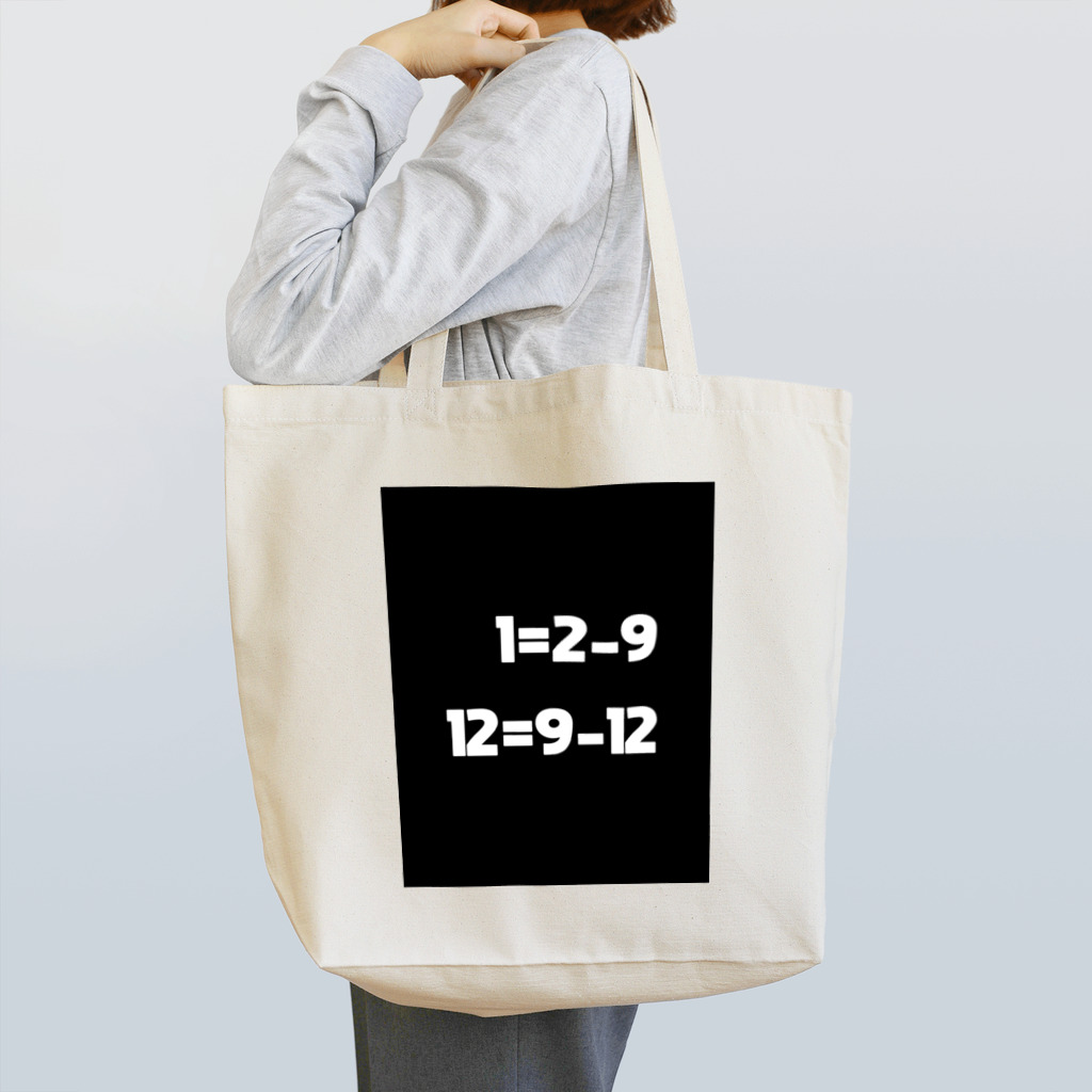 Maniac Number のManiac12軸 Tote Bag