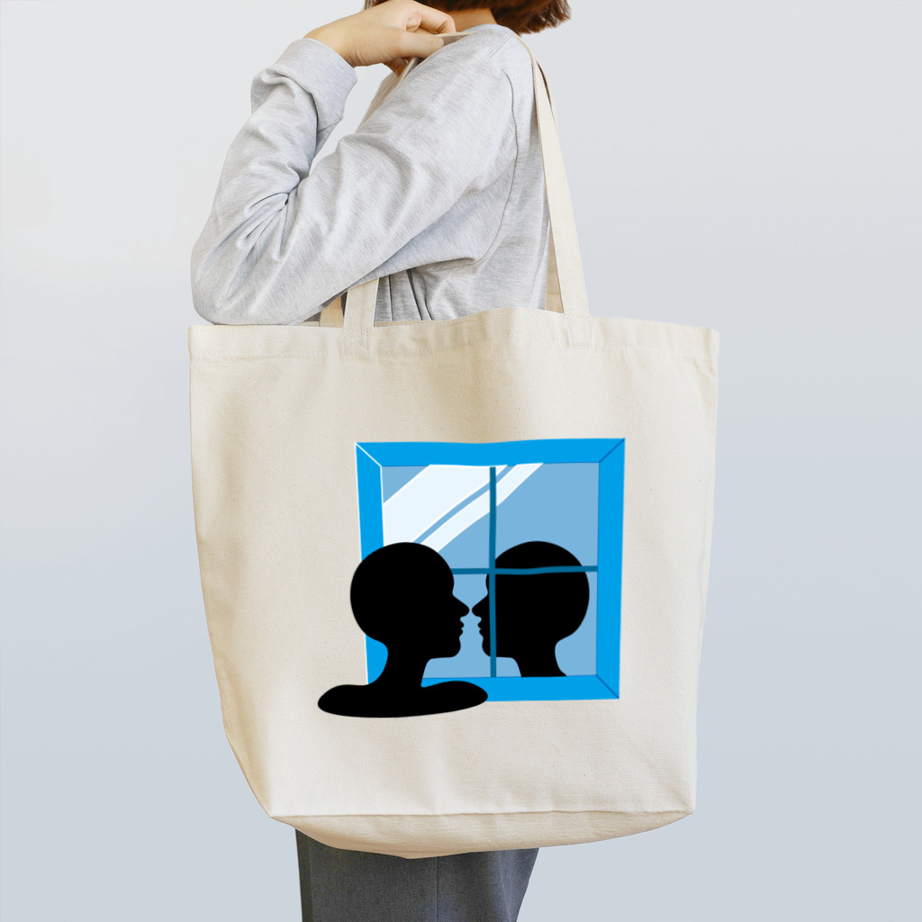 みくのみせの窓とシルエット Tote Bag