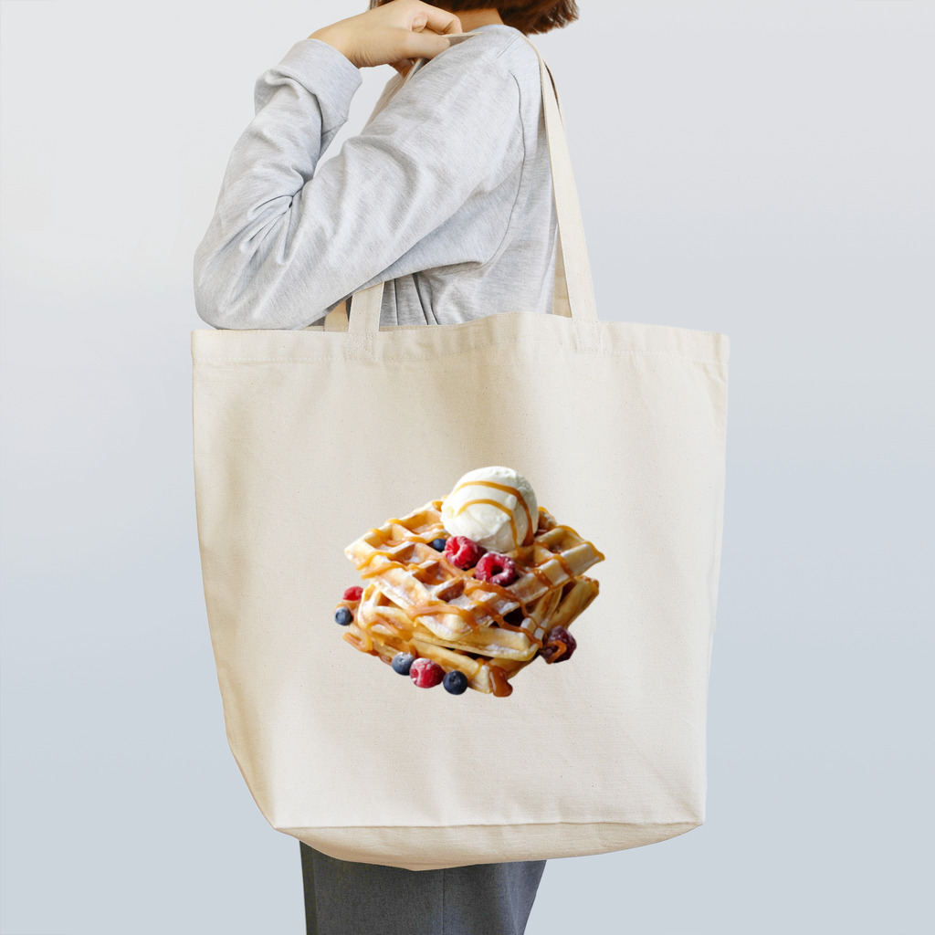 トムトムプリンのポップ★ワッフル Tote Bag