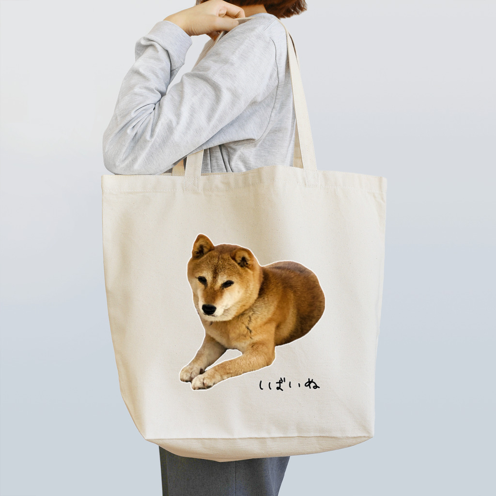 柴犬しばわんこhana873の伏せ？してる柴犬さん Tote Bag