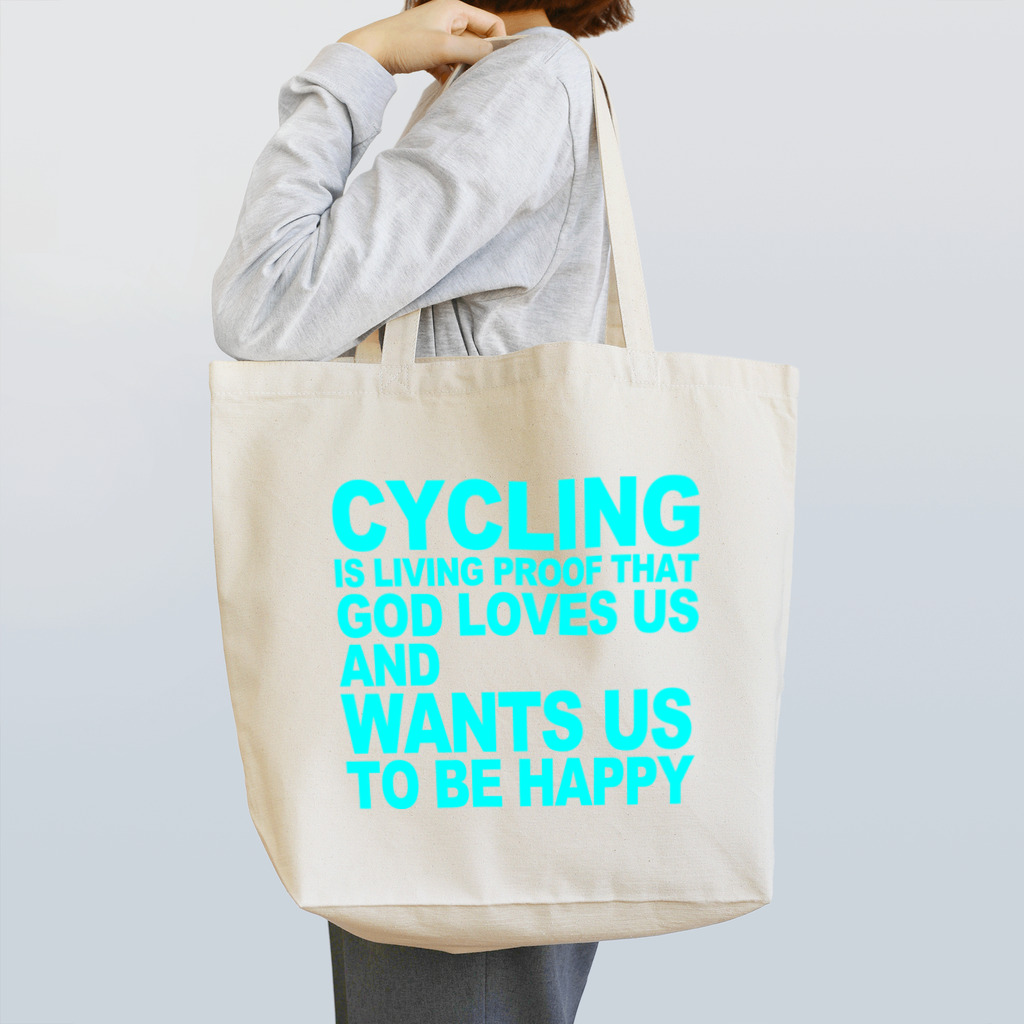 ムスメミユキのサイクリング万歳 Tote Bag