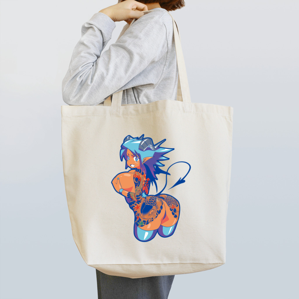 093877の和彫りサキュバス Tote Bag