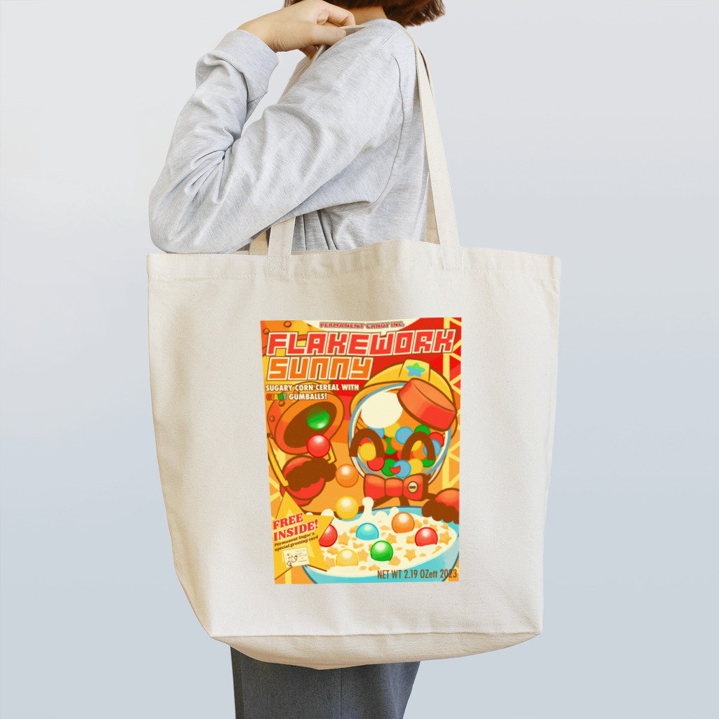 OZett shop COMET-SのPermanent Candy Series Flakework Sunny Tote Bag