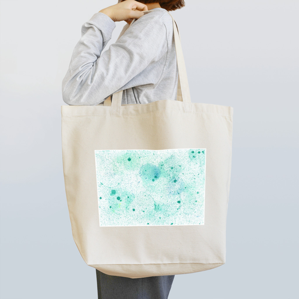 Keriiのイラストのシャボン玉アート　グリーン系 Tote Bag
