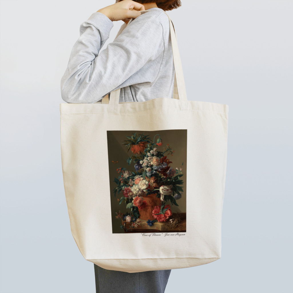 SONOTENI-ARTの027-002　Jan van Huysum　『花瓶』　トートバッグ Tote Bag