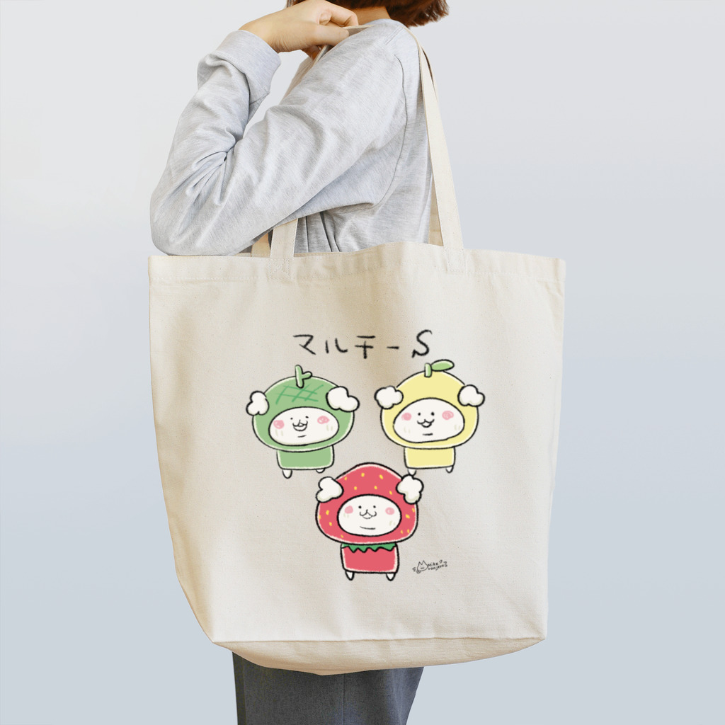 猫のミケランジェロのマルチーSトートバッグ Tote Bag