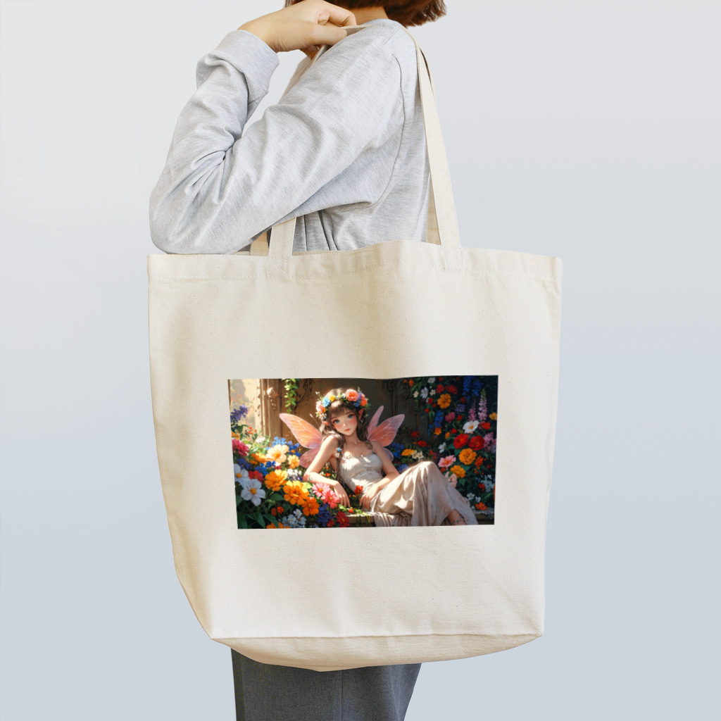 UNIQUE〜AIアートショップ〜の花の妖精① Tote Bag