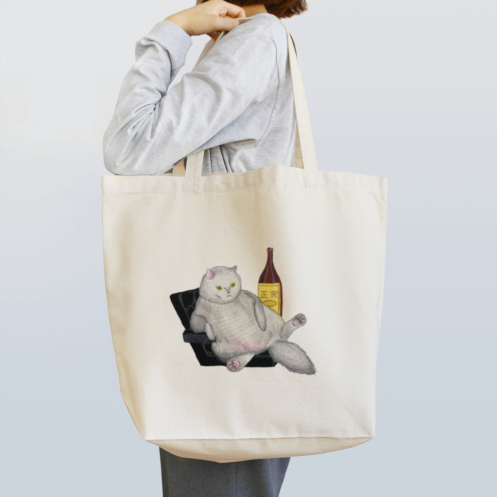 ねこのしっぽの猫頭猫次郎 Tote Bag