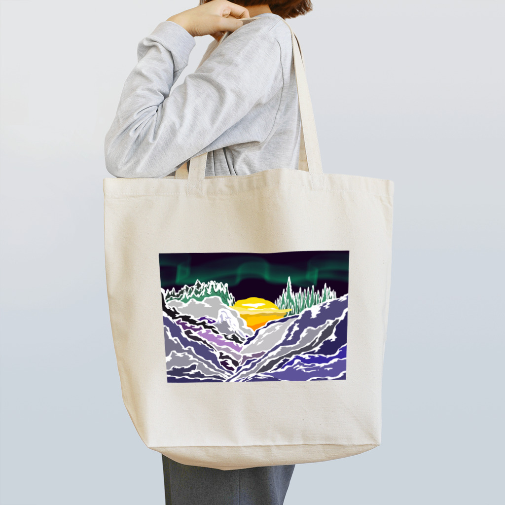 LuckySunnyDaySTOREのNorth mountain  Tote Bag