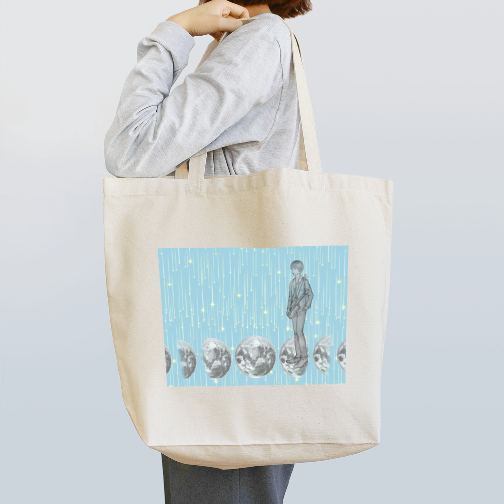 Swing Dropsのギタリストとにゃんける Tote Bag