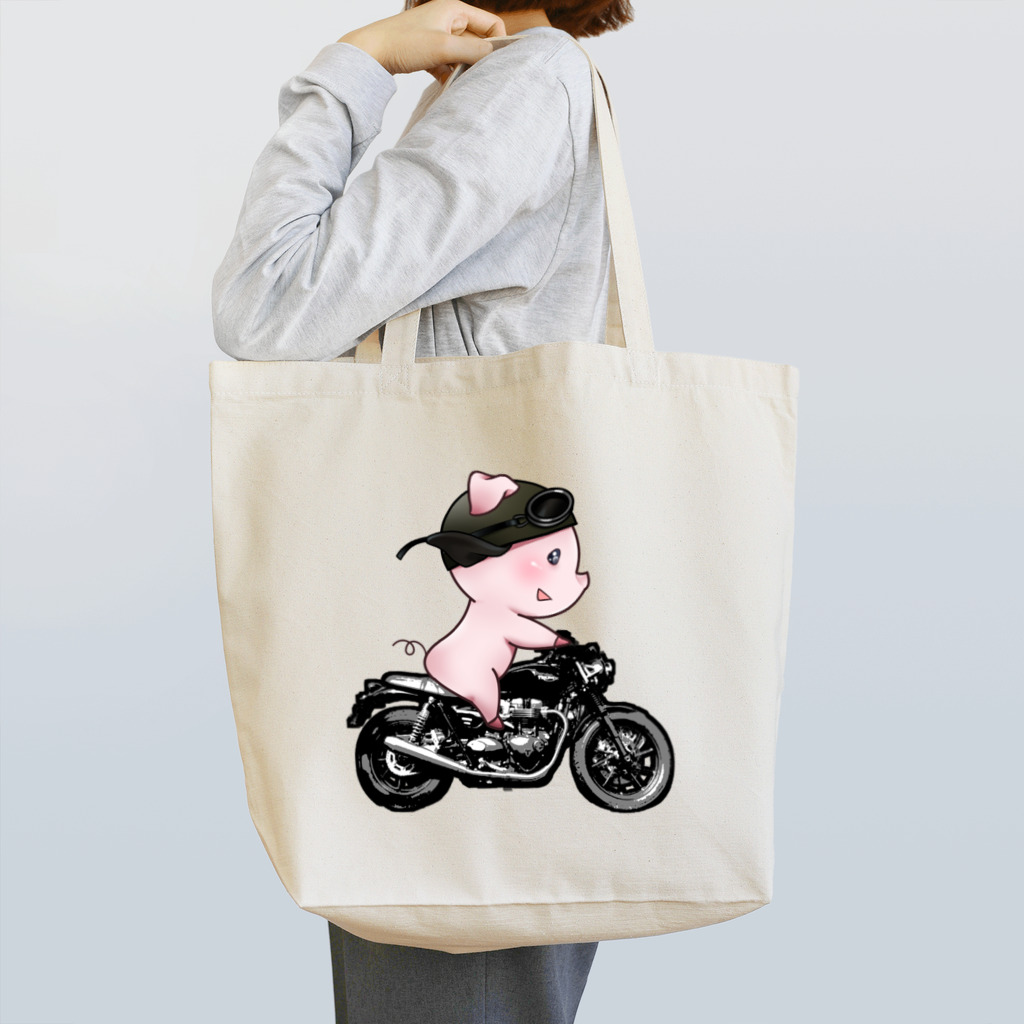 走る豚の走る豚 Tote Bag