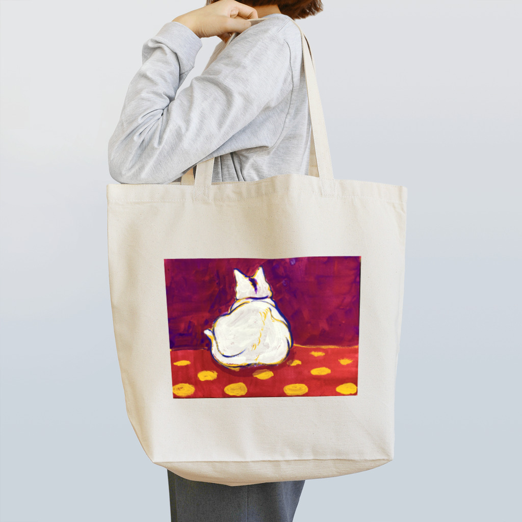 あおニャーマンのもっちり Tote Bag