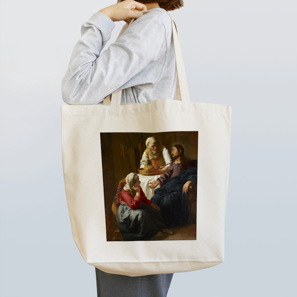 世界美術商店のマルタとマリアの家のキリスト / Christ in the House of Martha and Mary Tote Bag