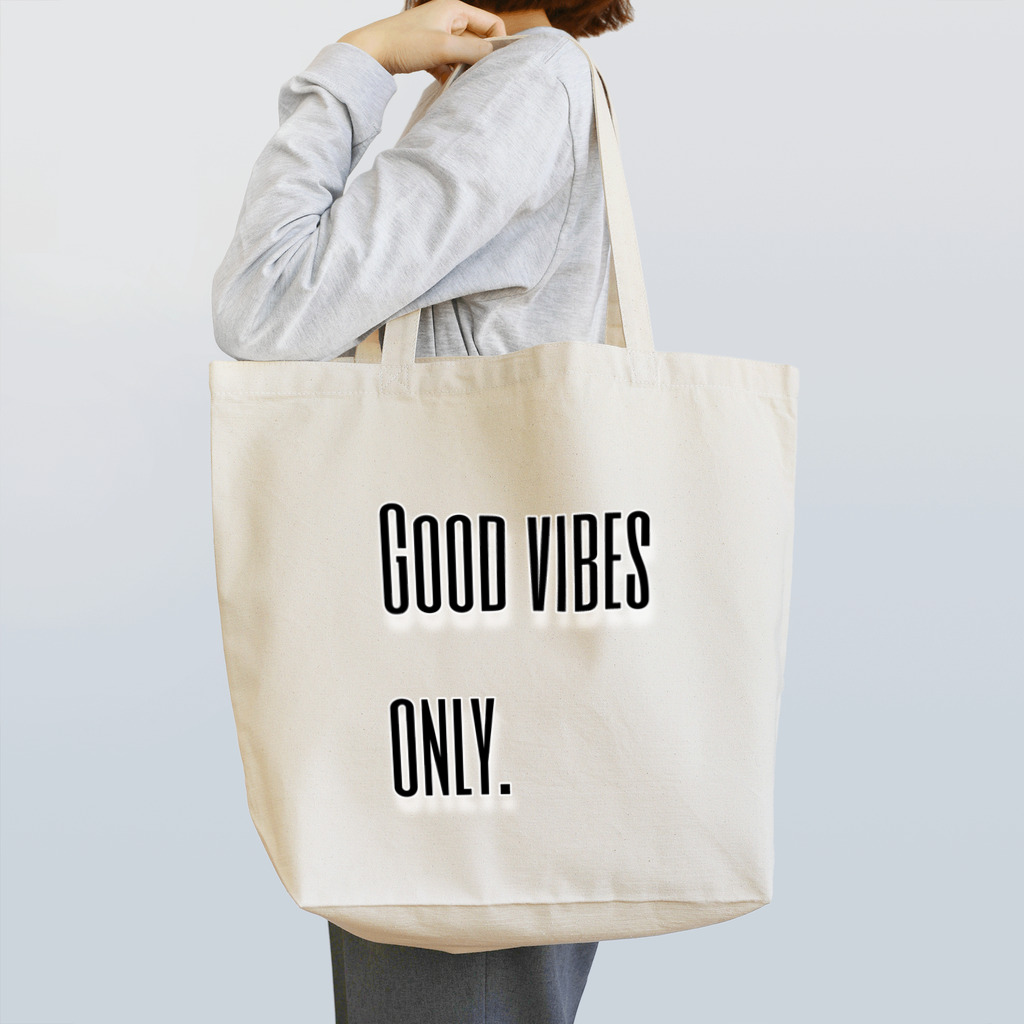 はちおちま！のGood vibes only. Tote Bag