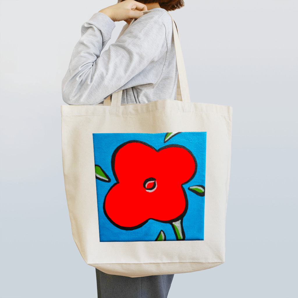 SAKI OTSUKAの花とバンソウコウ Tote Bag