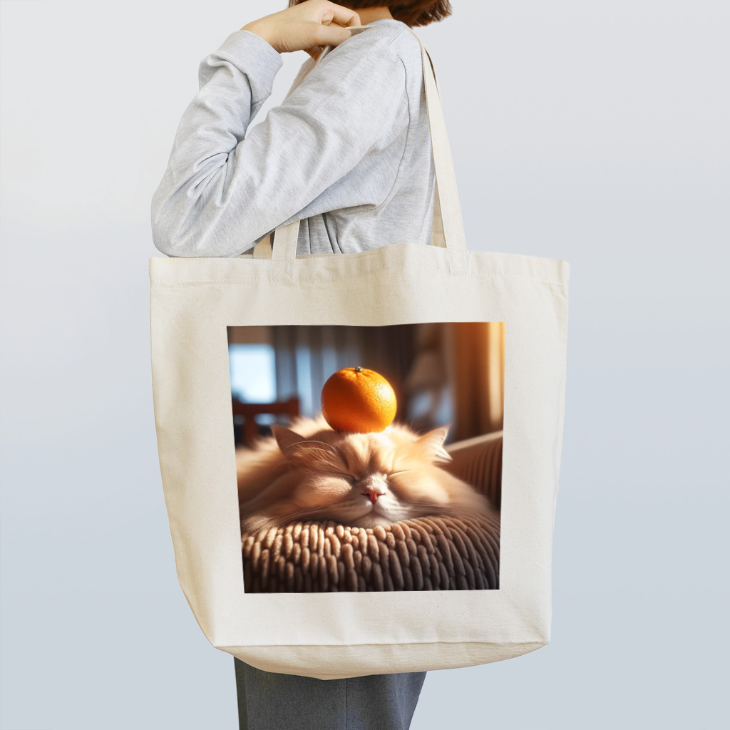 kana-catのみかんとにゃんこ Tote Bag