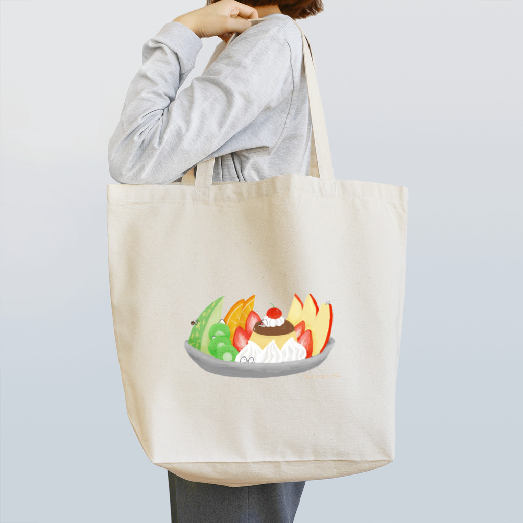 おばけのおかしやさんのおばけとプリンアラモード Tote Bag