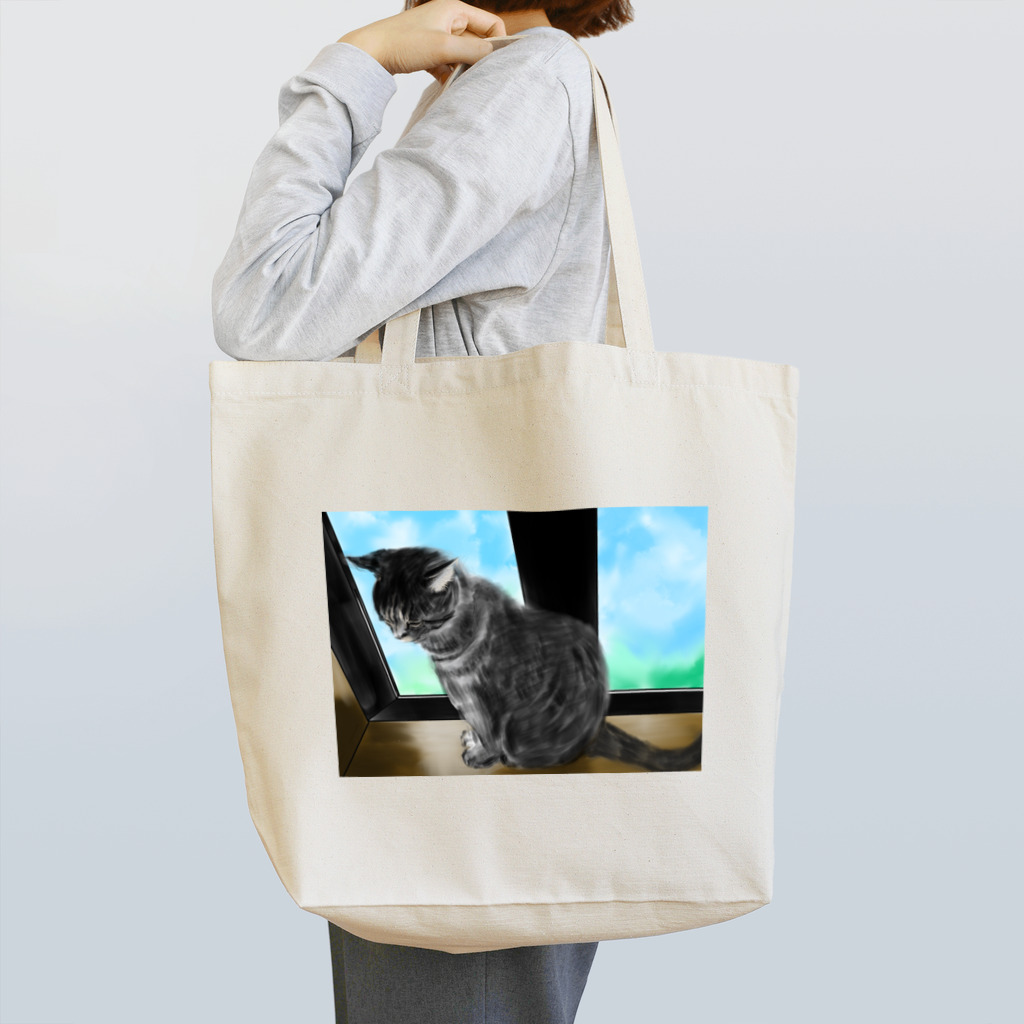 ONPu.ARTのCats ＆ Window Tote Bag