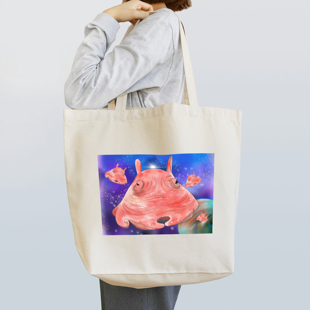 アートアクアの宇宙メンダコ Tote Bag