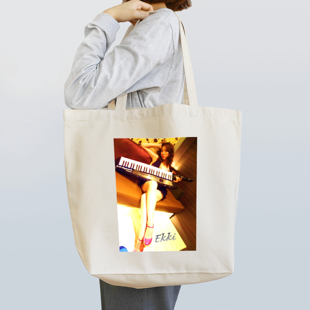 EKKI Goods SHOPのEKKI(ショルキー) Tote Bag