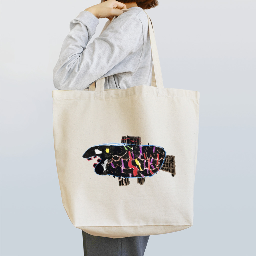 okono_eのA FISH by 5-year-old Tote Bag