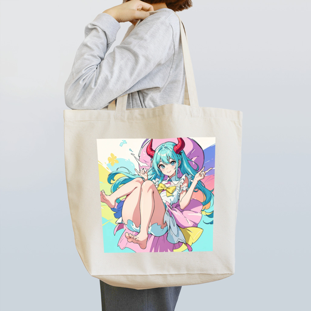 yozoraniyumeoの魔法悪魔少女 Tote Bag