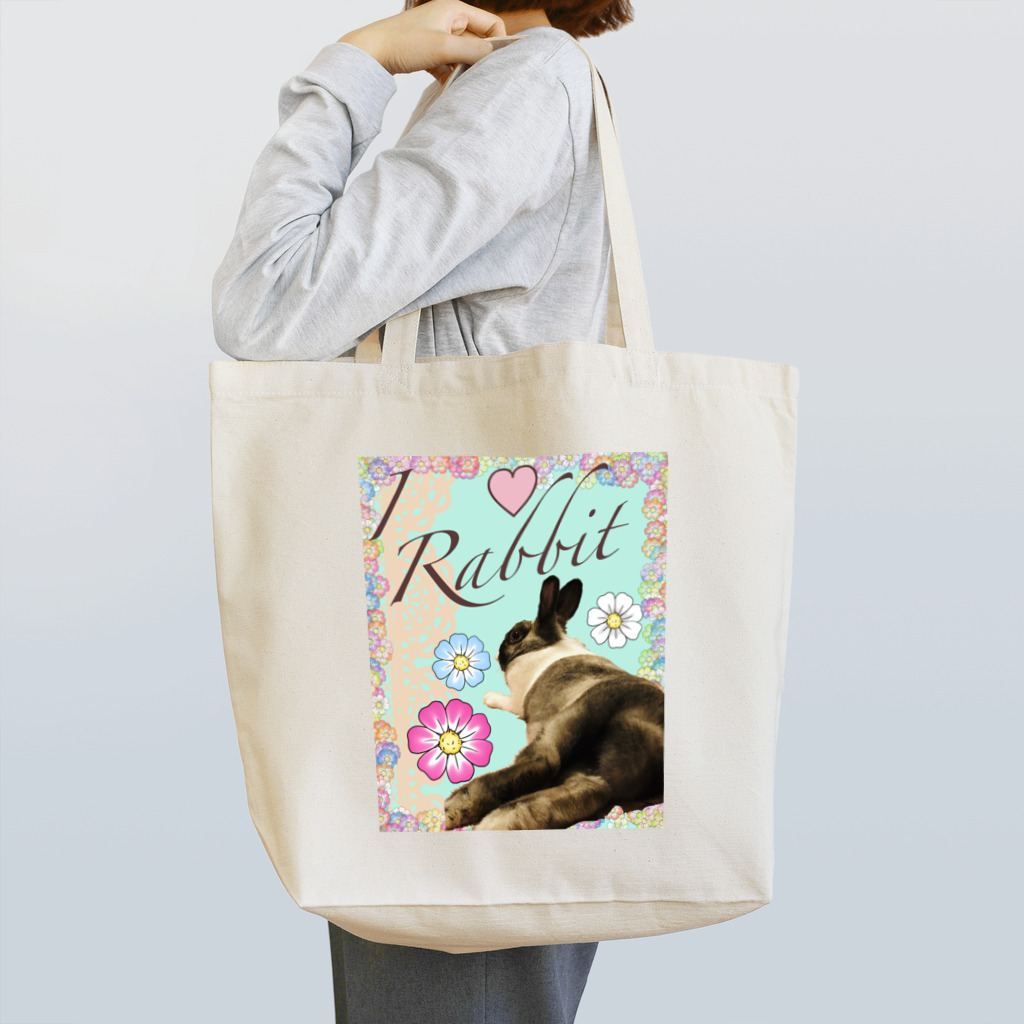 月兎亭のRabbit Tote Bag