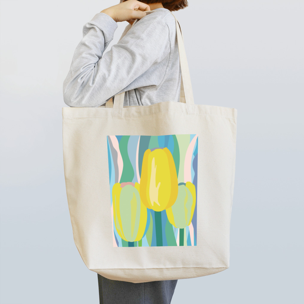 Wonder Bird Forestのチューリップ Tote Bag